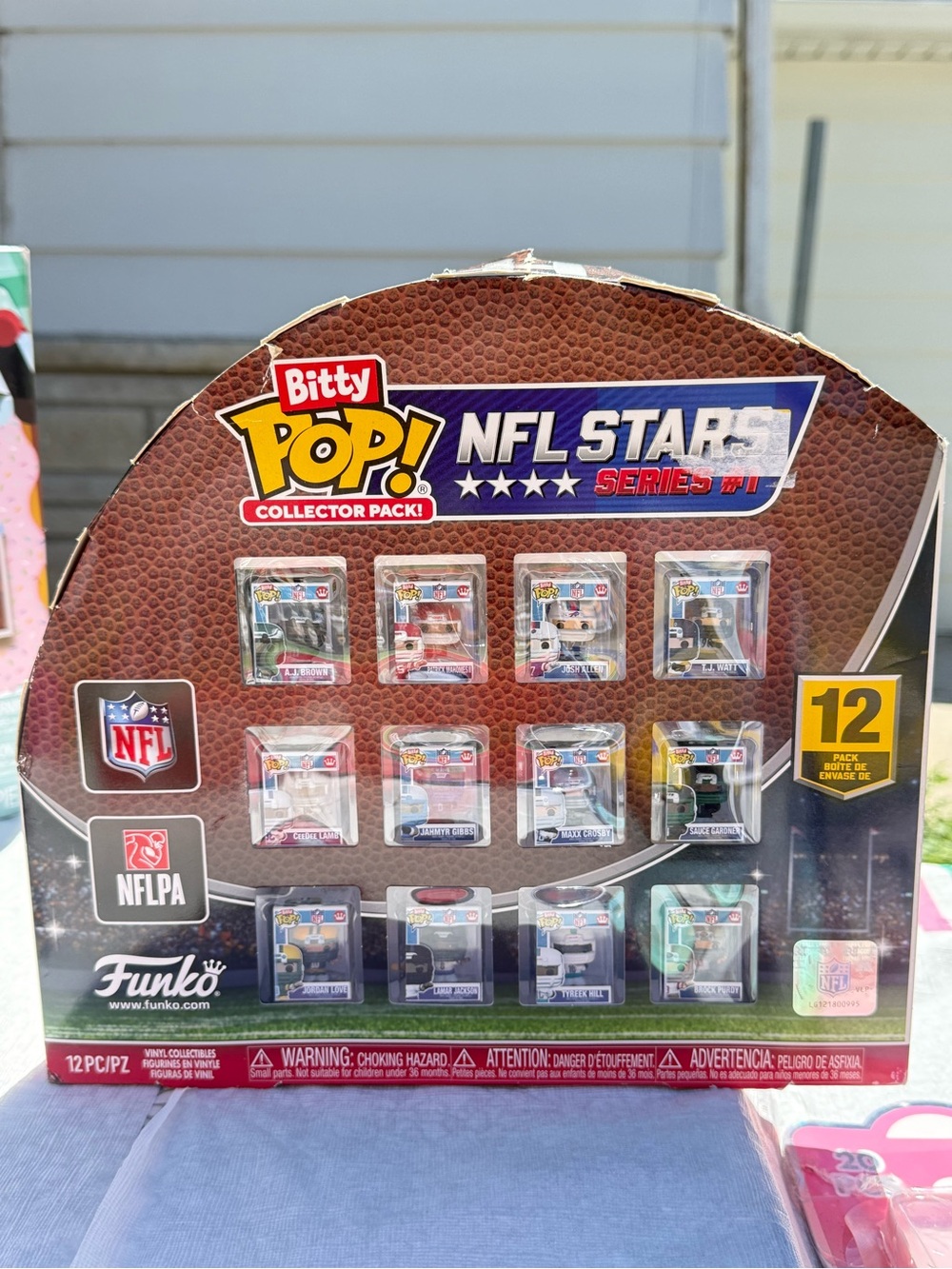 Funko Bitty Pop! NFL Stars Series 1 Collector Pack - Brown